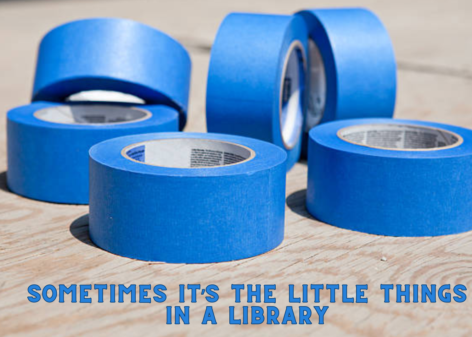 Sometimes it’s the Little Things in a Library